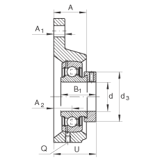 �S������Ԫ PCFTR30, ������(g��)��˨�׵ķ��m���S������Ԫ���T�F��ƫ���iȦ��P���ܷ�